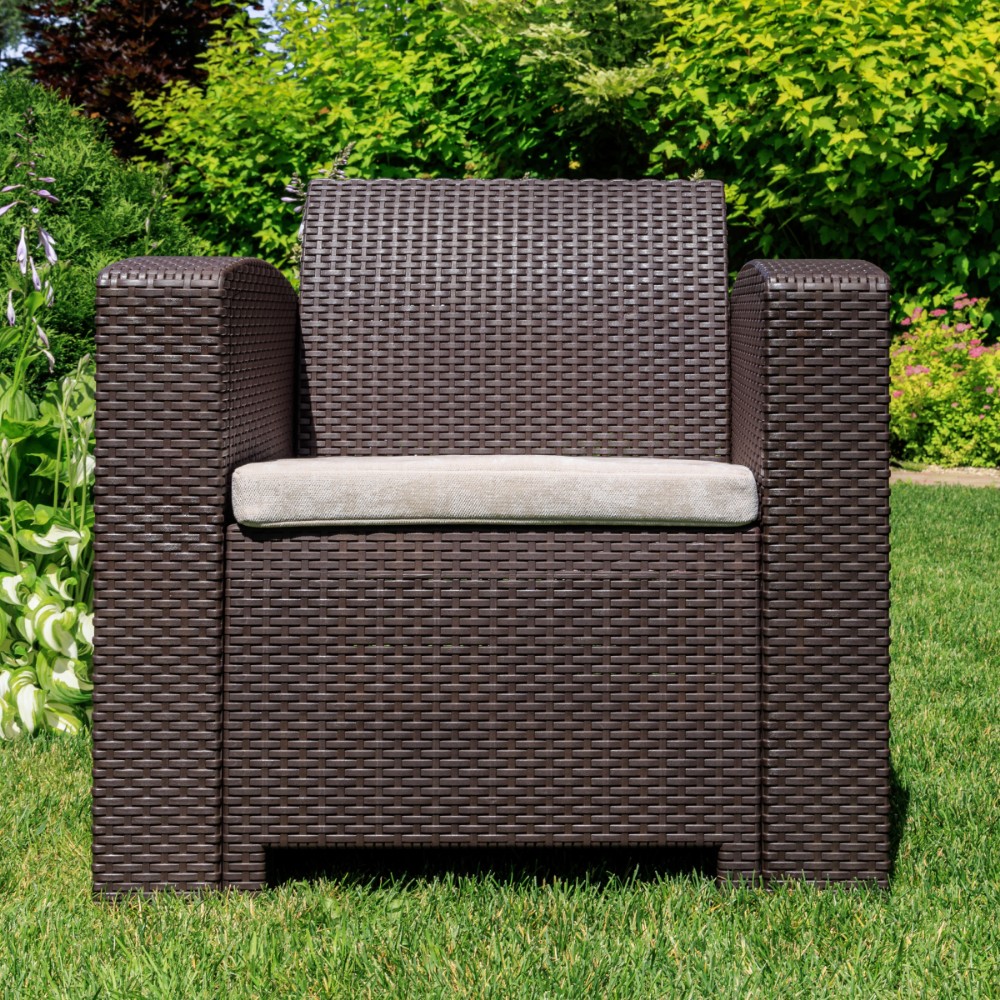 Комплект из двух кресел Royal Family LANA LUX коричневый 3